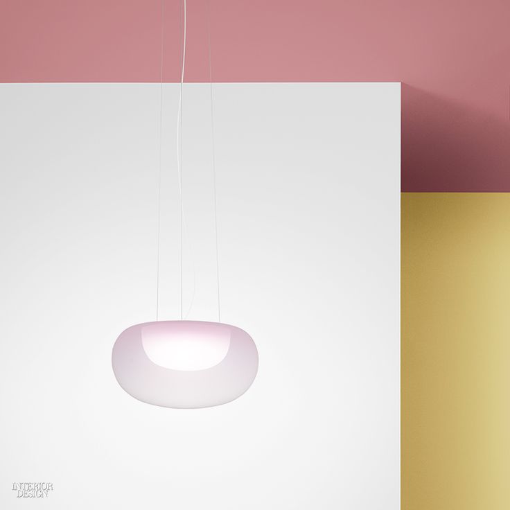 The ephemeral effect of a pendant fixture by Front Design derives from an LED ...