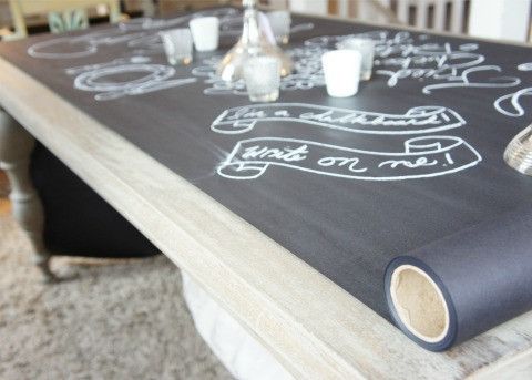 Chalkboard Table Runner