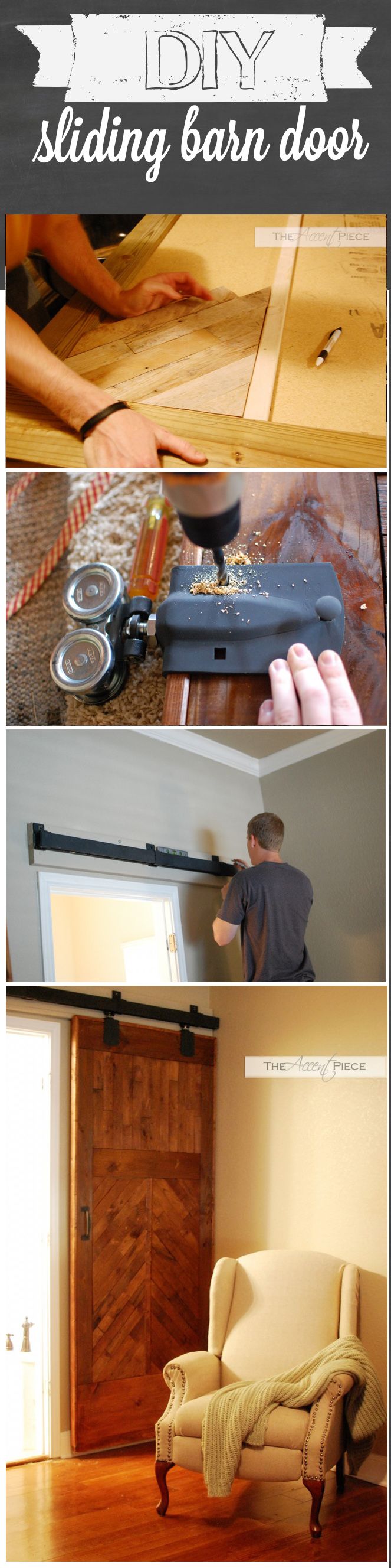 DIY Sliding Barn Door, home decor, home remodeling