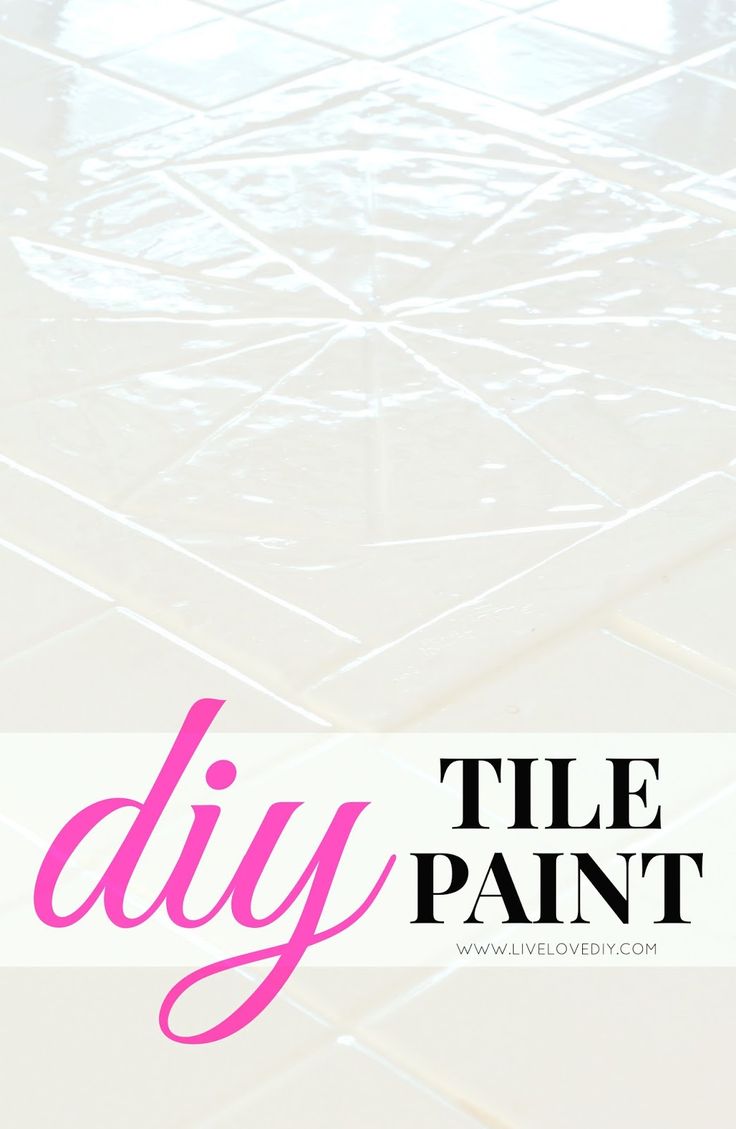 How to paint tile countertops! This is SO great for outdated kitchens and bathro...