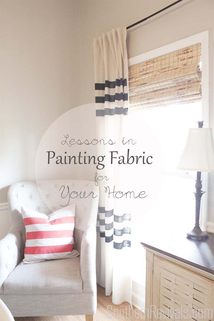 Lessons In Painting Fabric
