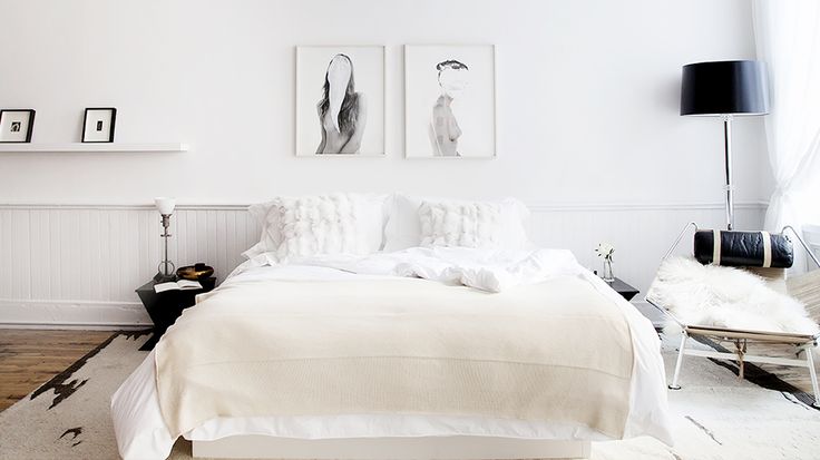 5+Tips+For+Mastering+a+Perfect+White+Bedroom+via+MyDomaine