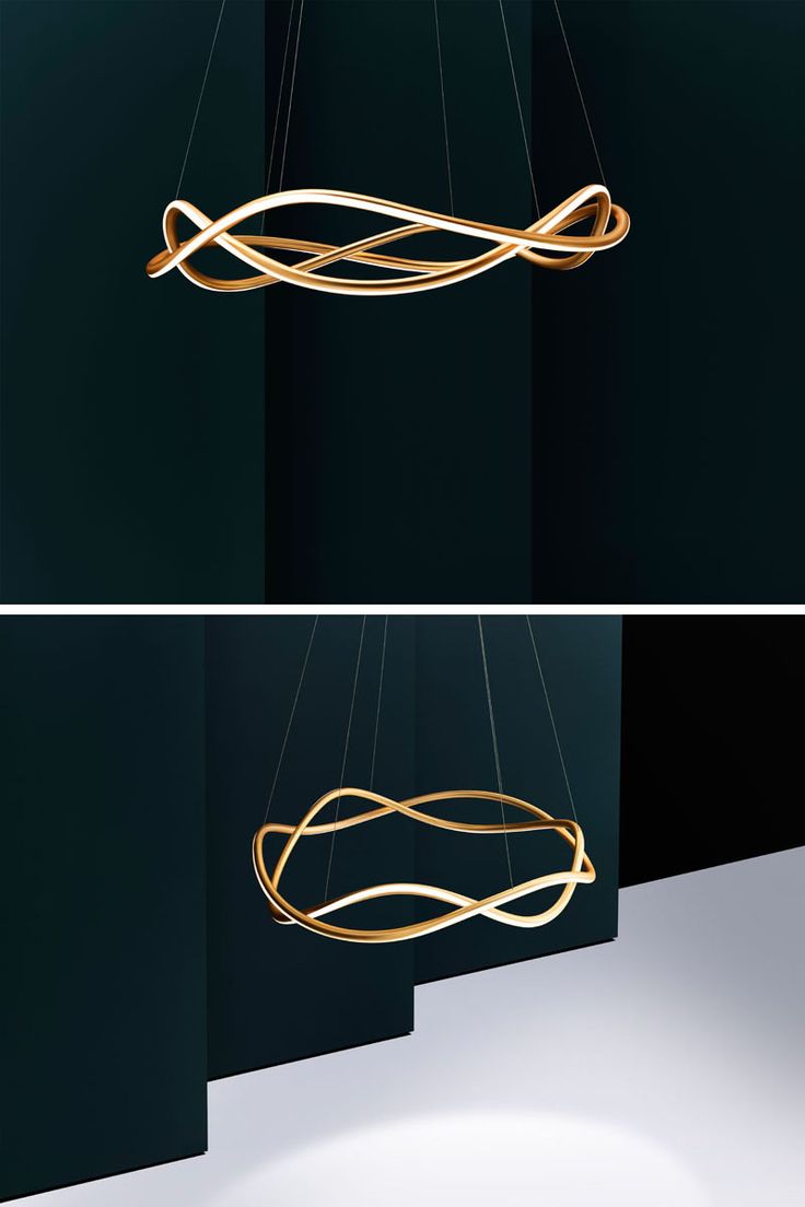 Luum Have Created Aurora, A Sculptural Suspended Lamp That Uses LED Lighting