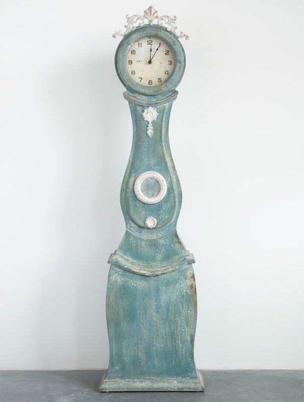Aged Antique Style Standing Clock