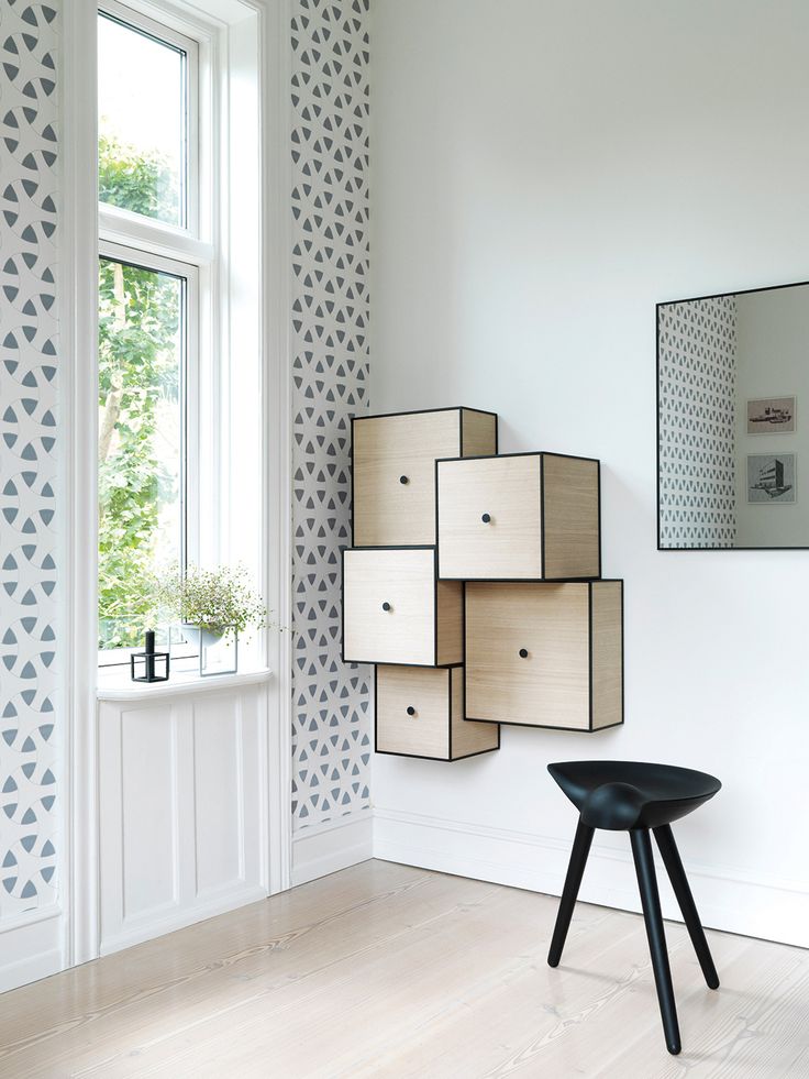 Frame wall cubes by Lassen good entrance piece!