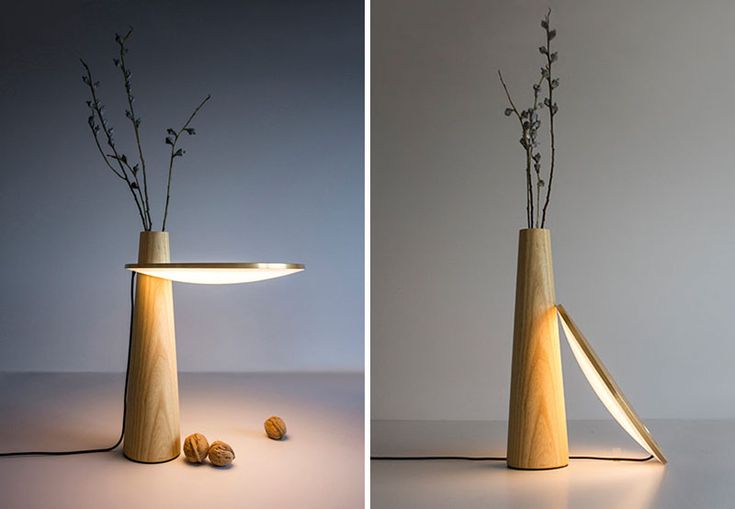 The ‘Subtle Happiness’ Table Lamp Combines A Removable Lamp With A Vase