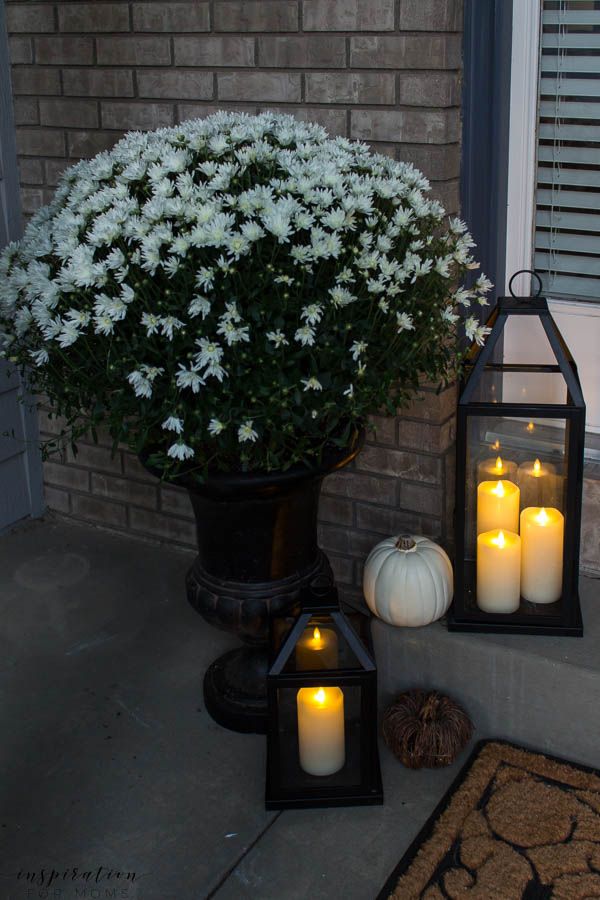 Welcome to a neutral Fall home tour with white pumpkins and plenty of cozy touch...