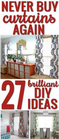 Easy, No Sew Curtain Panels - Artsy Chicks Rule