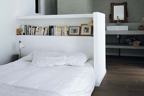 Scandinavian bedroom.