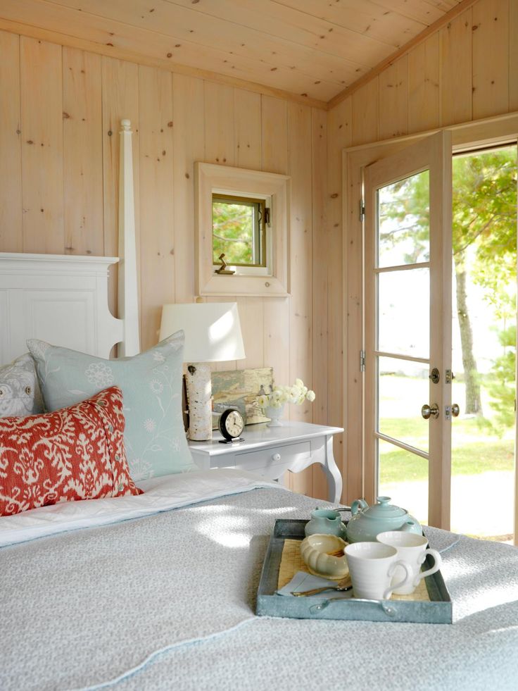 Tranquil cottage bedroom