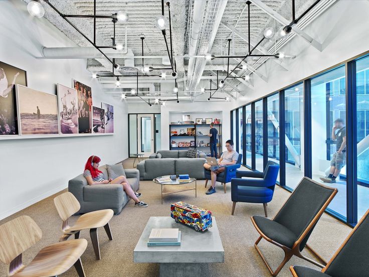 #DailyProductPick A custom chandelier by Bock Lighting brightens the Vans HQ in ...