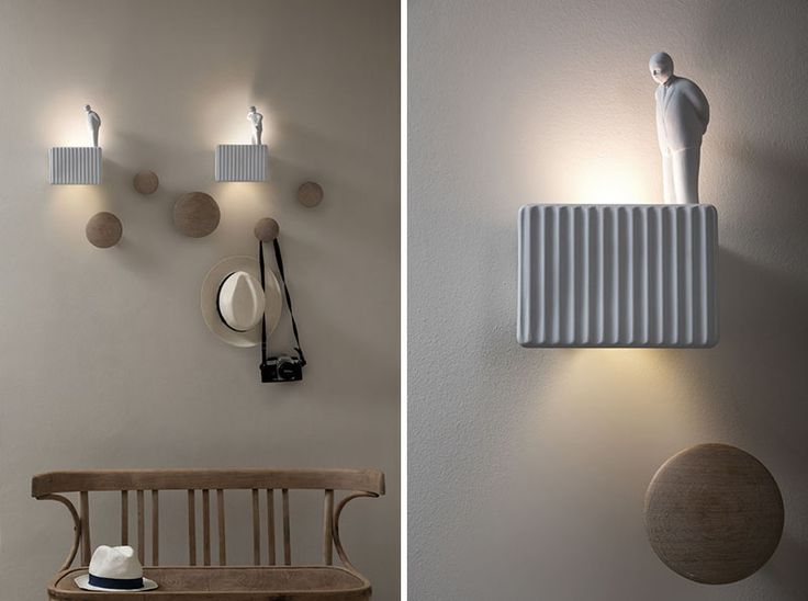 Italian lighting company KARMAN, has released Umarell, a fun wall lamp that was ...