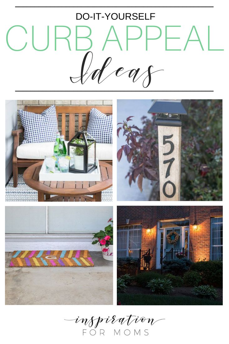 It's time for some curb appeal ideas! Discover fabulous do it yourself proje...