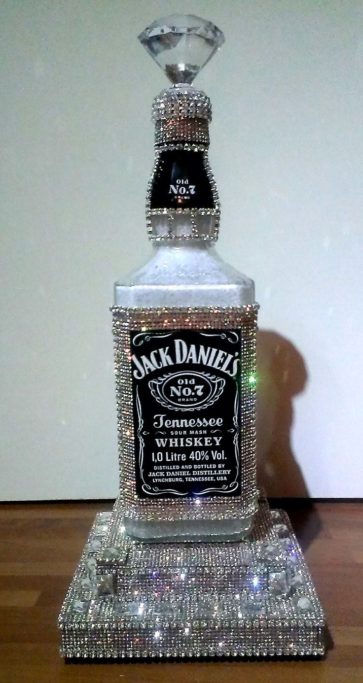 I bling a jack Daniels bottle with a lot of bling. And made Some Nice led light ...