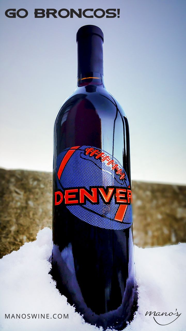 Perfect for the Denver Broncos fan in your life - a custom etched and hand paint...
