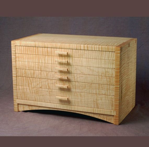 Curly Maple Jewelry Chest by westcreekstudio on Etsy, $1950.00