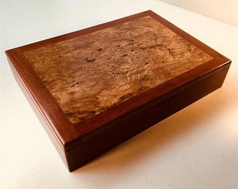 Wooden jewelry box | Etsy