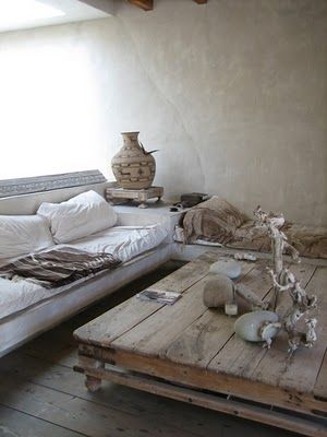 rustic french interior. cozy and well lived.