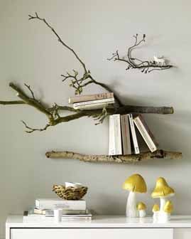 Branch shelves