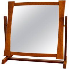 1950s Teak Table Mirror from Glas & Trä, Sweden