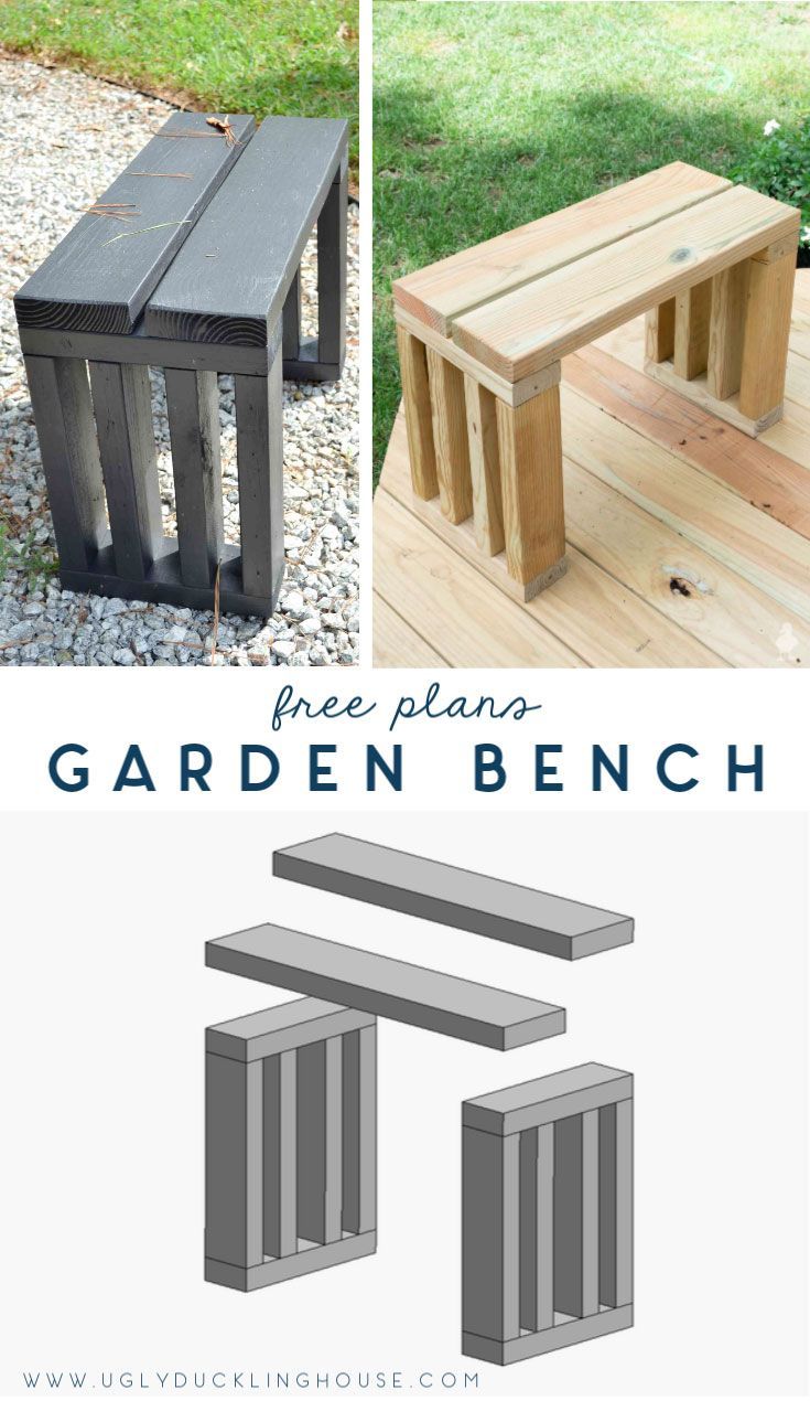 Extra seating around our firepit! Free build plans for this simple outdoor bench...