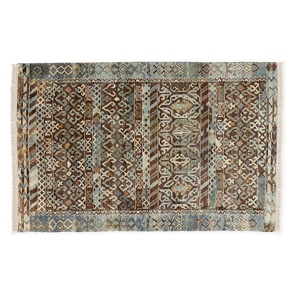 Timuri Hand-knotted Wool Rugs - Modern Patterned Rugs - Modern Entryway Furnitur...