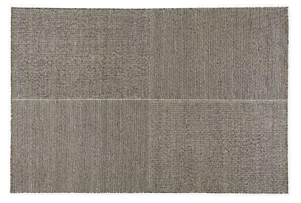 Traverse 9'x12' Rug in Ivory/Black - Patterned - Rugs - Room & Board