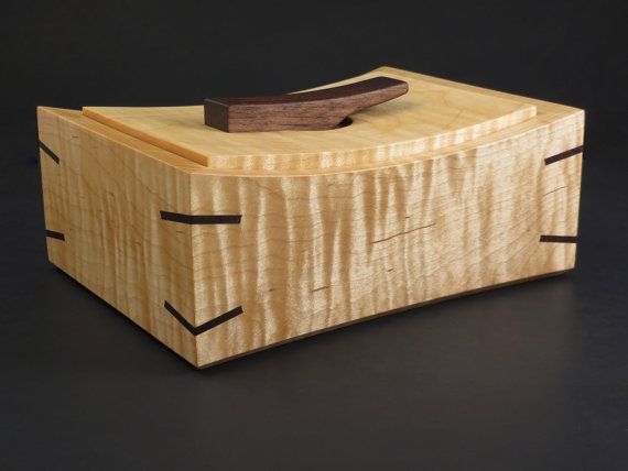 Decorative Wooden Box in Tiger Maple (made to order)