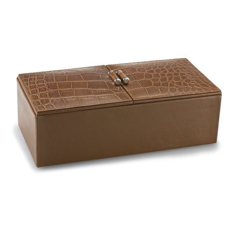 Gaspard Box, Saddle - Boxes - Tabletop / Accents - Products - Ralph Lauren Home ...