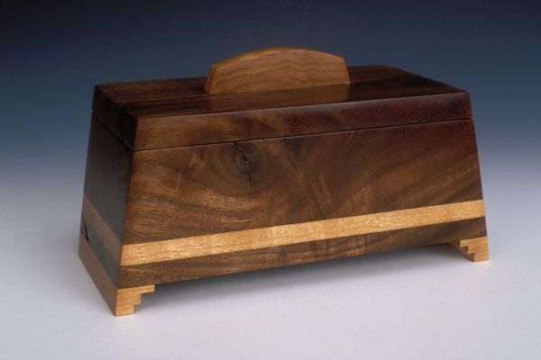 Howard Griffiths - Walnut & Figured Maple Keeper Box