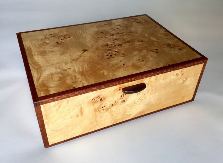 Italian Mappa Wooden Jewelry Box/Keepsake Box/Man's Valet Box by AustinFineWoodw...
