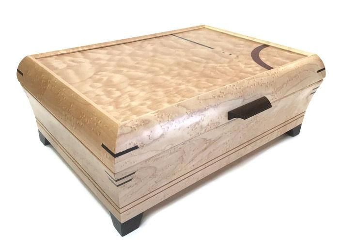 Mikutowski Woodworking - Birdseye Maple Jewelry Box