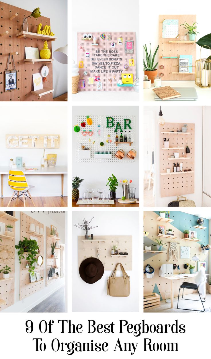9 OF THE BEST PEGBOARDS TO HELP ORGANISE ANY SPACE.
