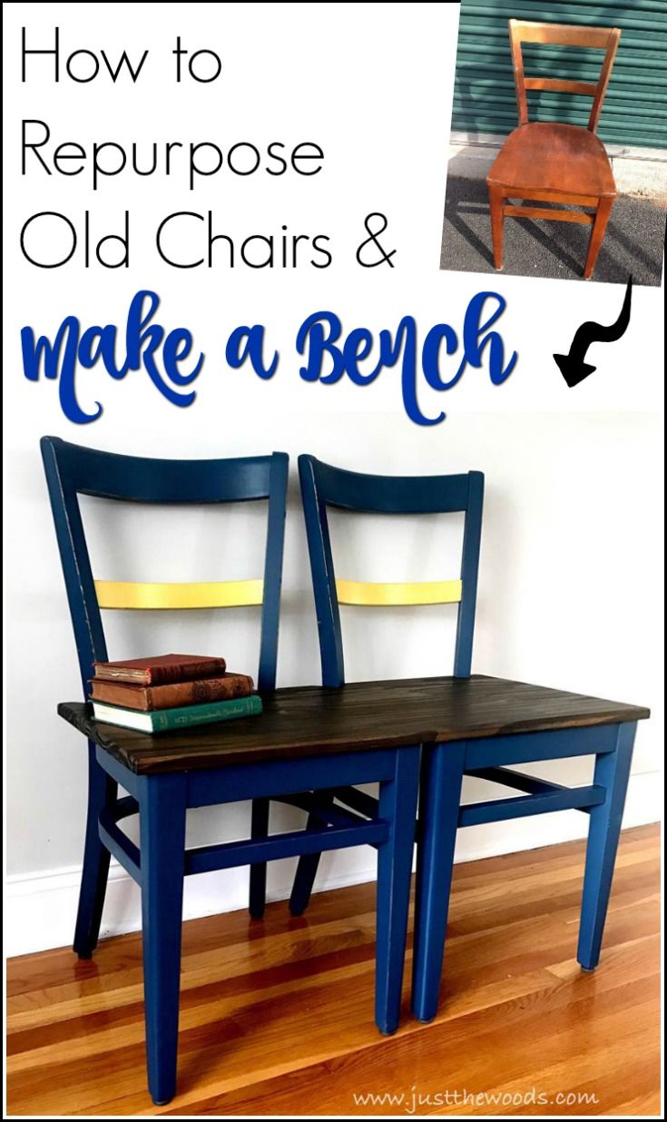 How to Make a Unique Bench from Chairs - Repurpose Project