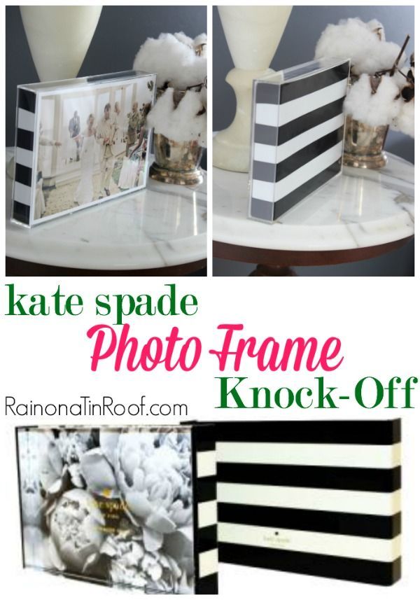 Kate Spade Knock-Off Photo Frame for $5 in 15 minutes