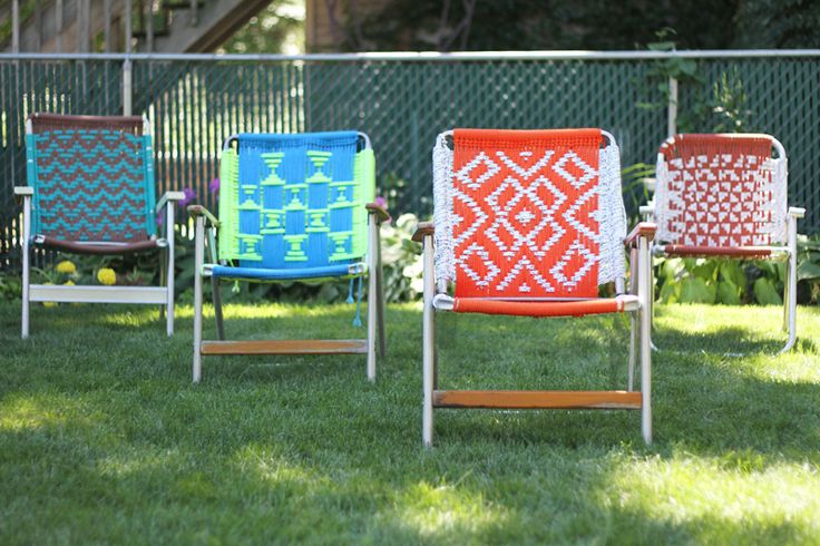Tutorial : Macrame Lawn Chair