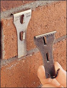 Brick Clips - hanging on brick without drilling!
