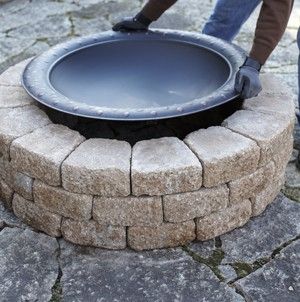 DIY outdoor firepit. Yes yes and yes