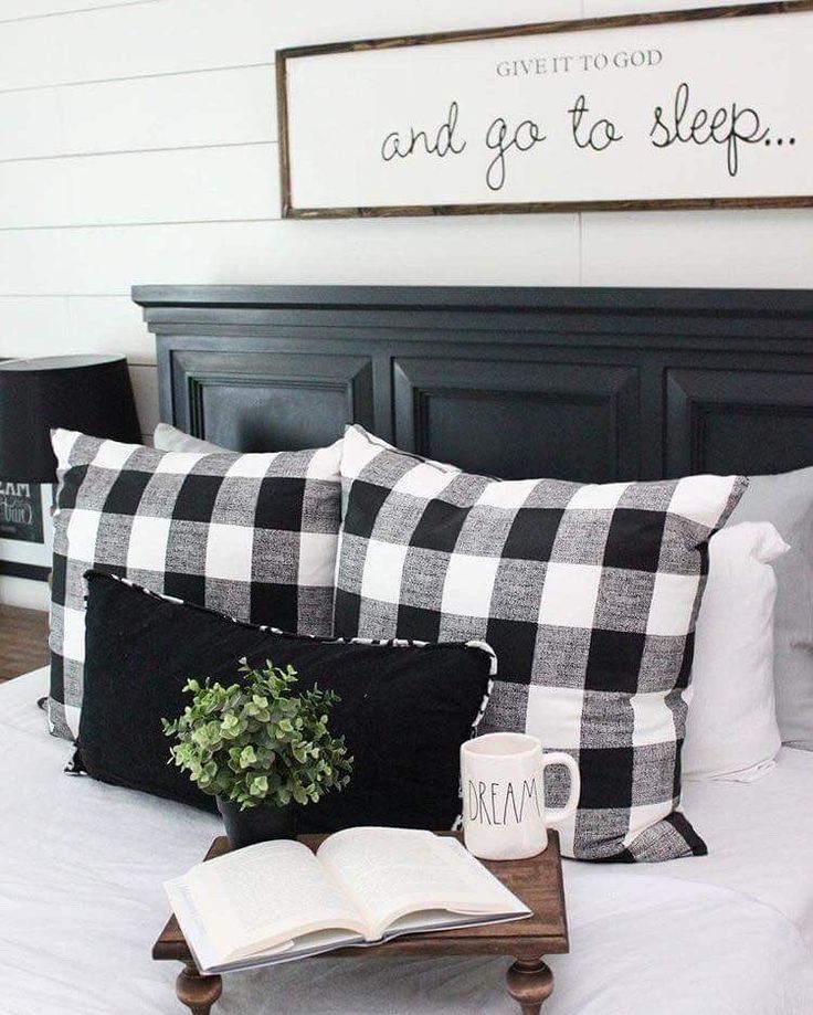 Use buffalo check to create a warm and cozy feeling in your home during the fall...