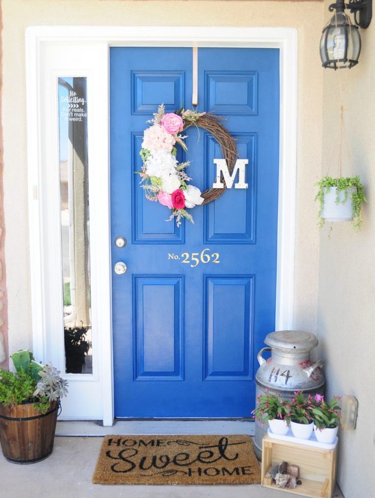 How to paint your front door in a SNAP!