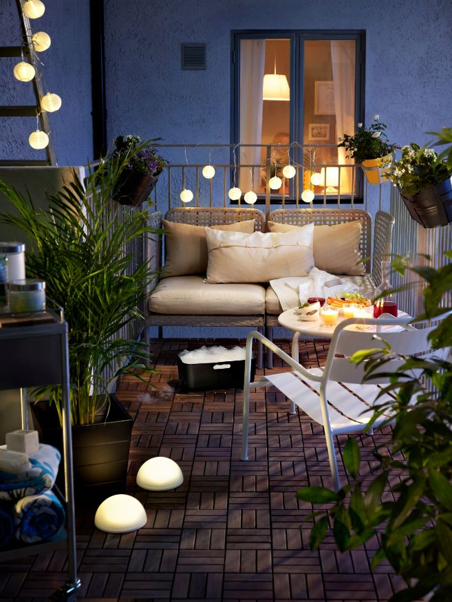 A ‘lounging’ zone on your patio can be used both for relaxing and socializin...