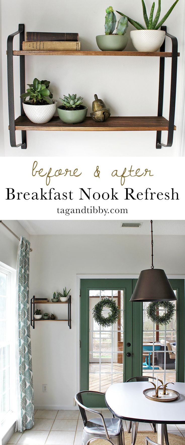 Before & After Breakfast Nook