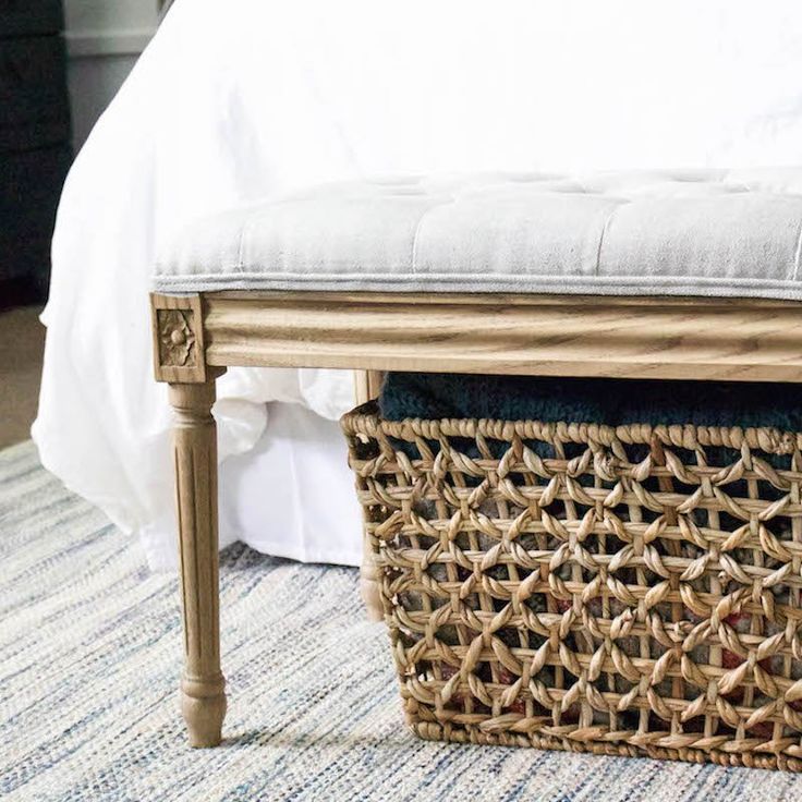 Decorative storage baskets help declutter and organize your home, while still lo...