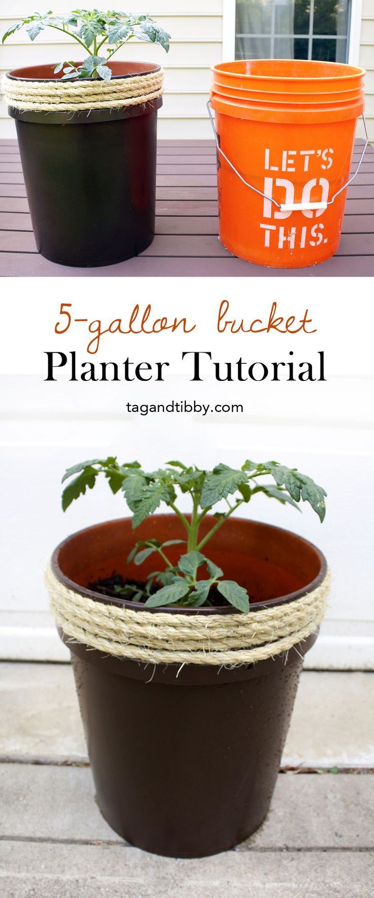 How to Make a Planter From a 5 Gallon Bucket