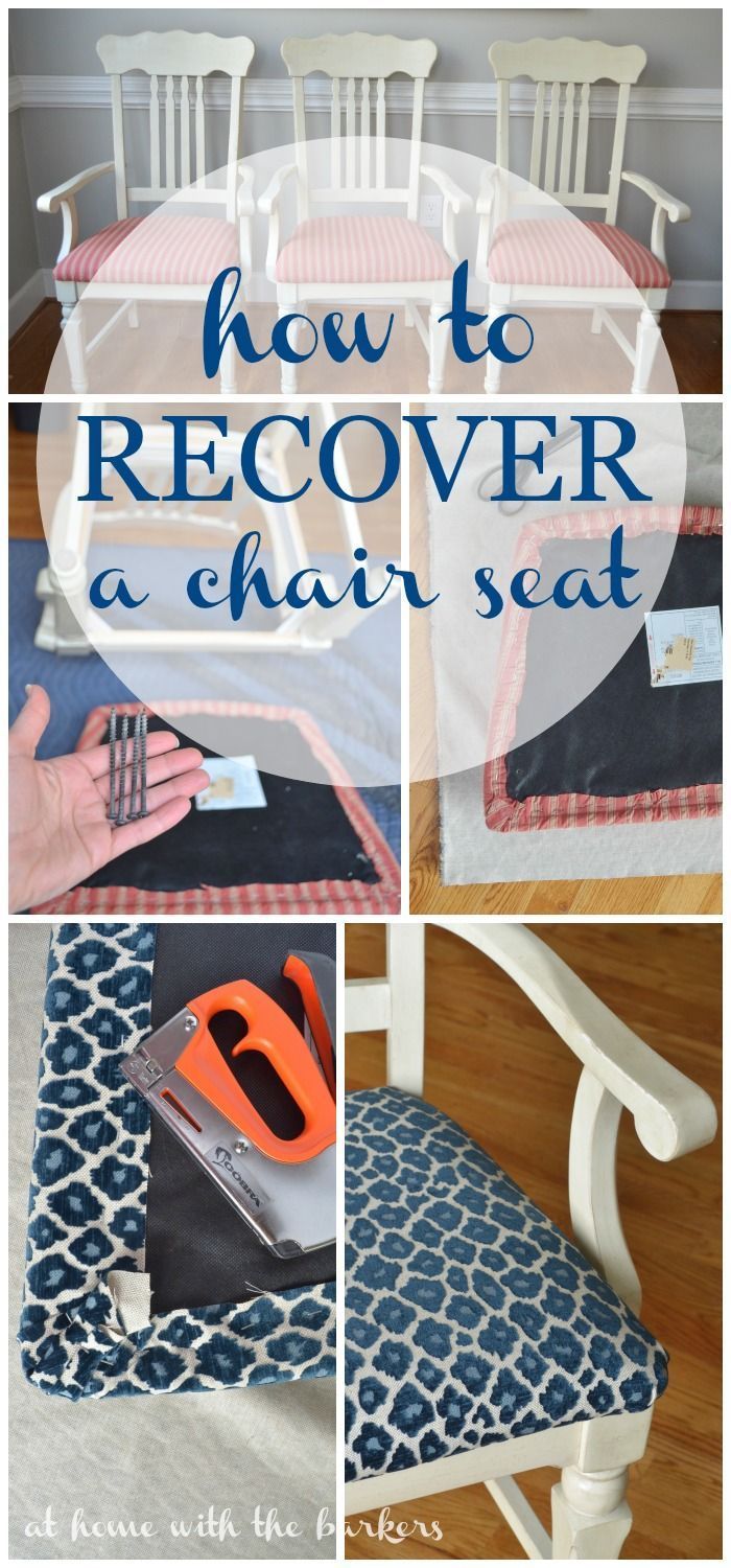 How to Recover Kitchen Chairs