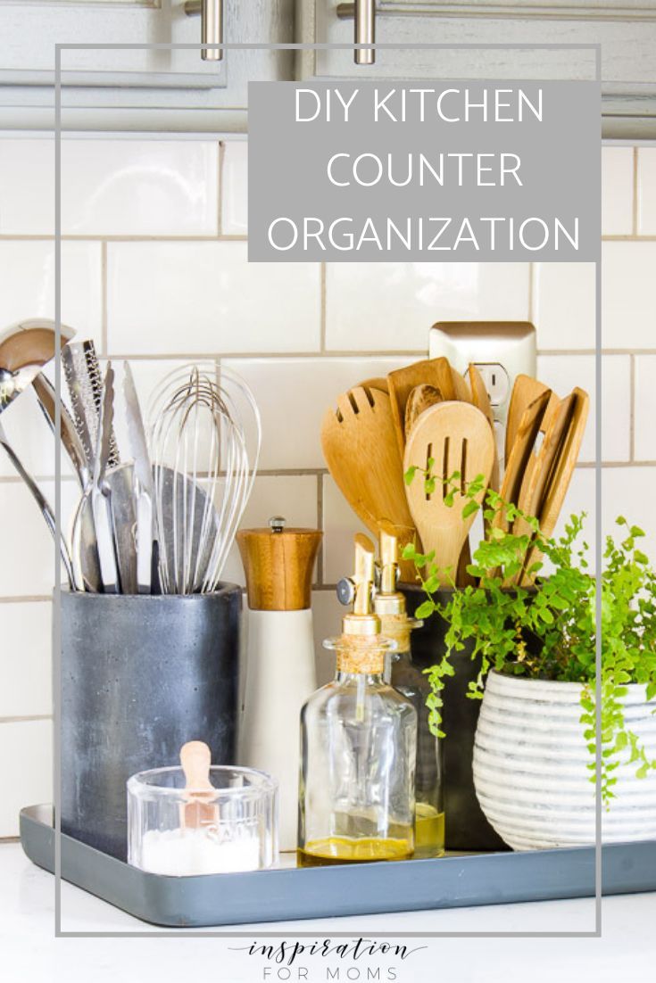 Kitchen Counter Organization in a Styling Way