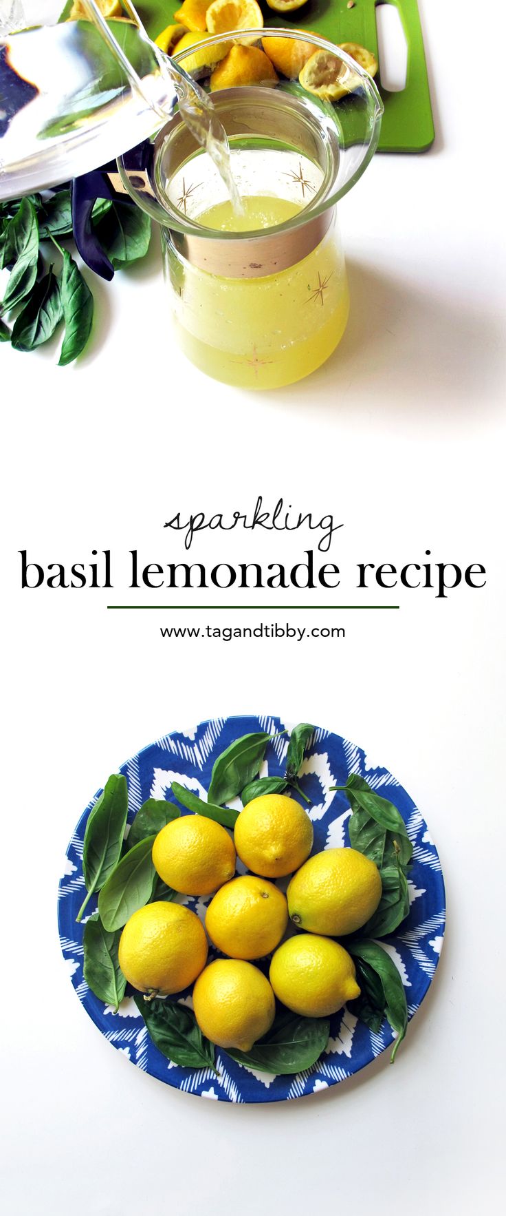 sparkling basil lemonade recipe