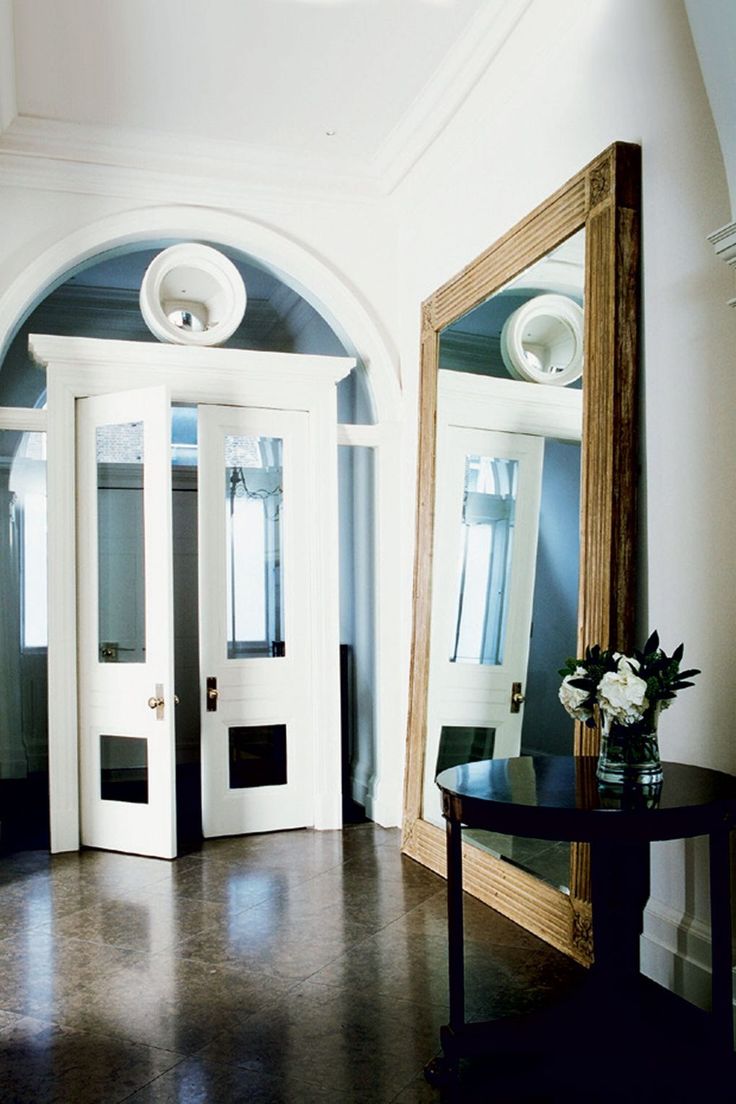 'We had the doorway in this hall custom made,' says architectural and in...