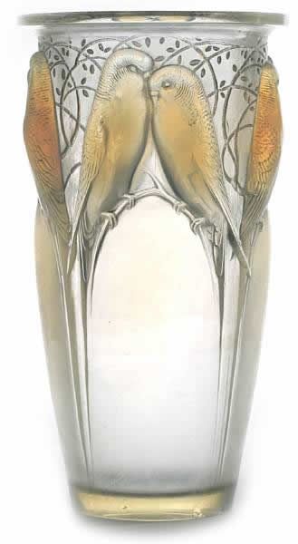 R. Lalique Vase Ceylon