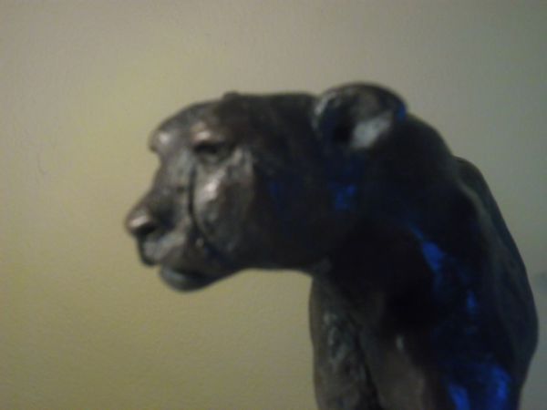 #Bronze #sculpture by #sculptor John Ellison titled: 'Cheetah Sabie (Bronze Litt...